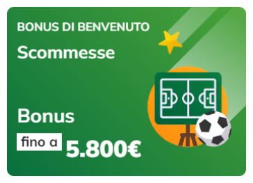 Bonus Benvenuto Scommesse