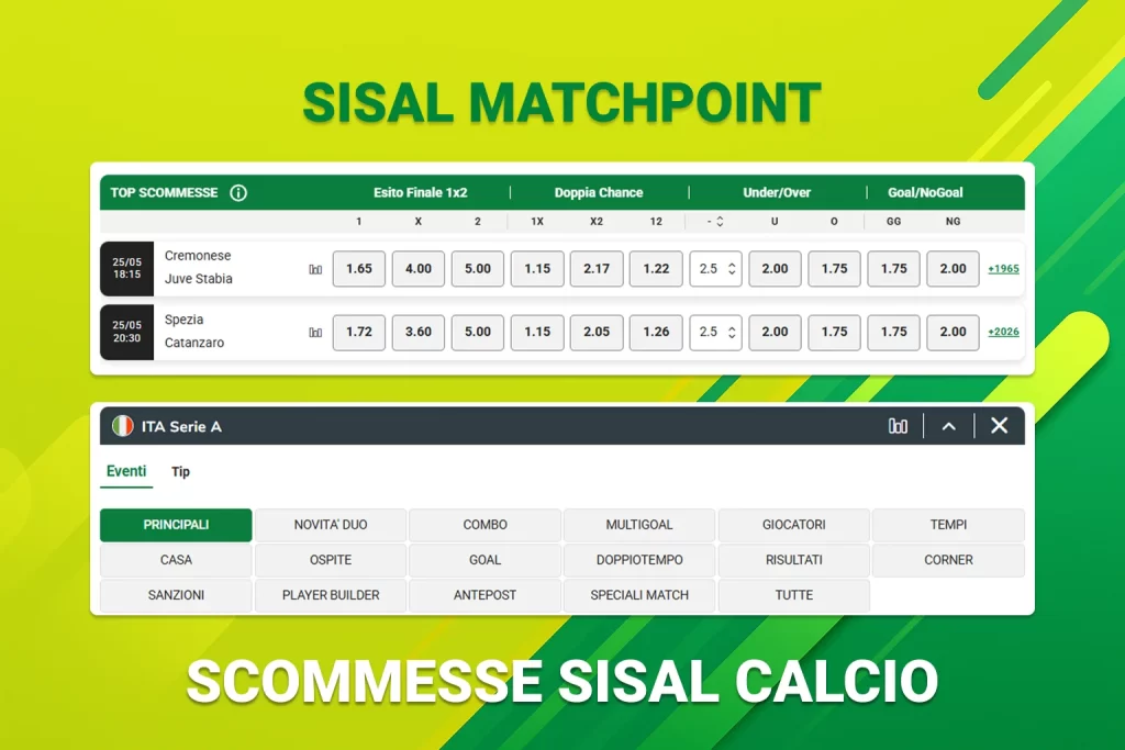 Scommesse Sisal Calcio