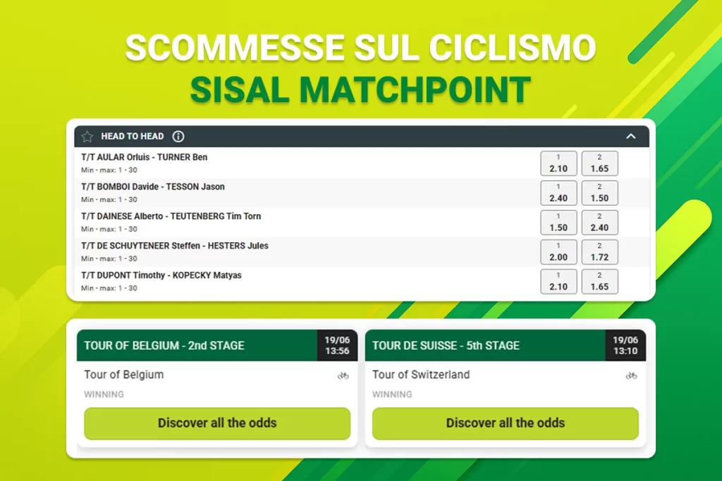 Scommesse Ciclismo Sisal